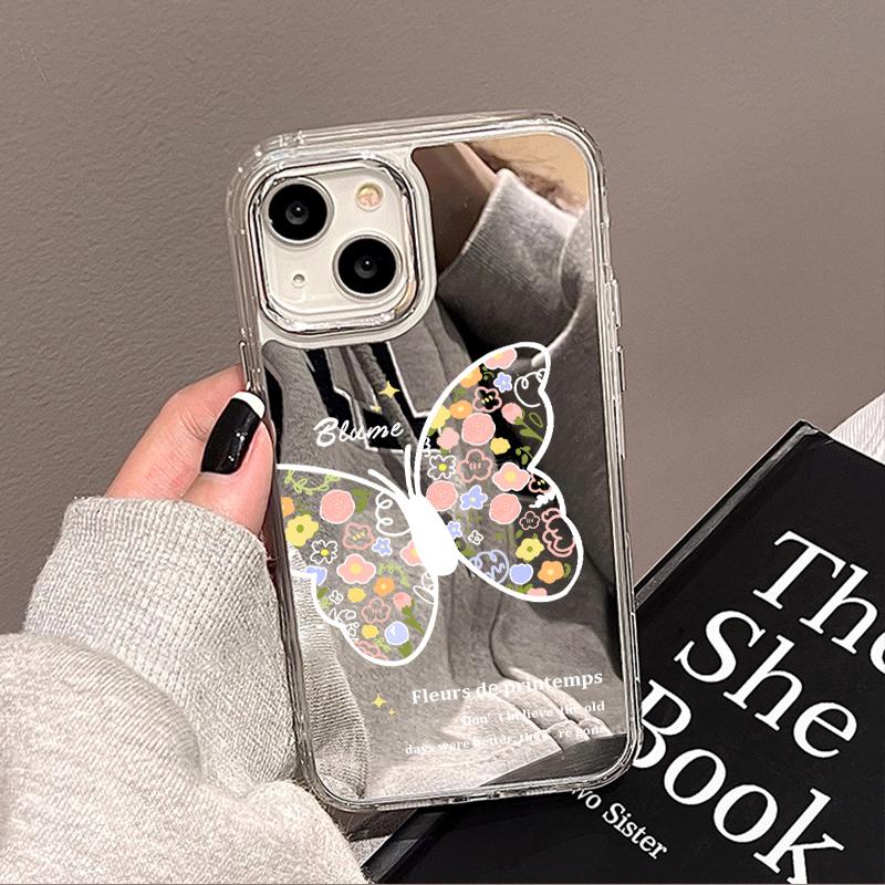 Mobile Phone Cases for iPhone 11 13 XR 15 Pro Max 12 14 Pro Max Case iPhone 16 XS Max Mirror Protective Case Mirror Exquisite Cartoon Waterproof