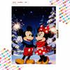 Disney Diamond Art Painting Kit 5D Diamond Christmas Sparkler Paint Dot Art Gemstone Crystal Art Paint Diamond Home Wall Decor