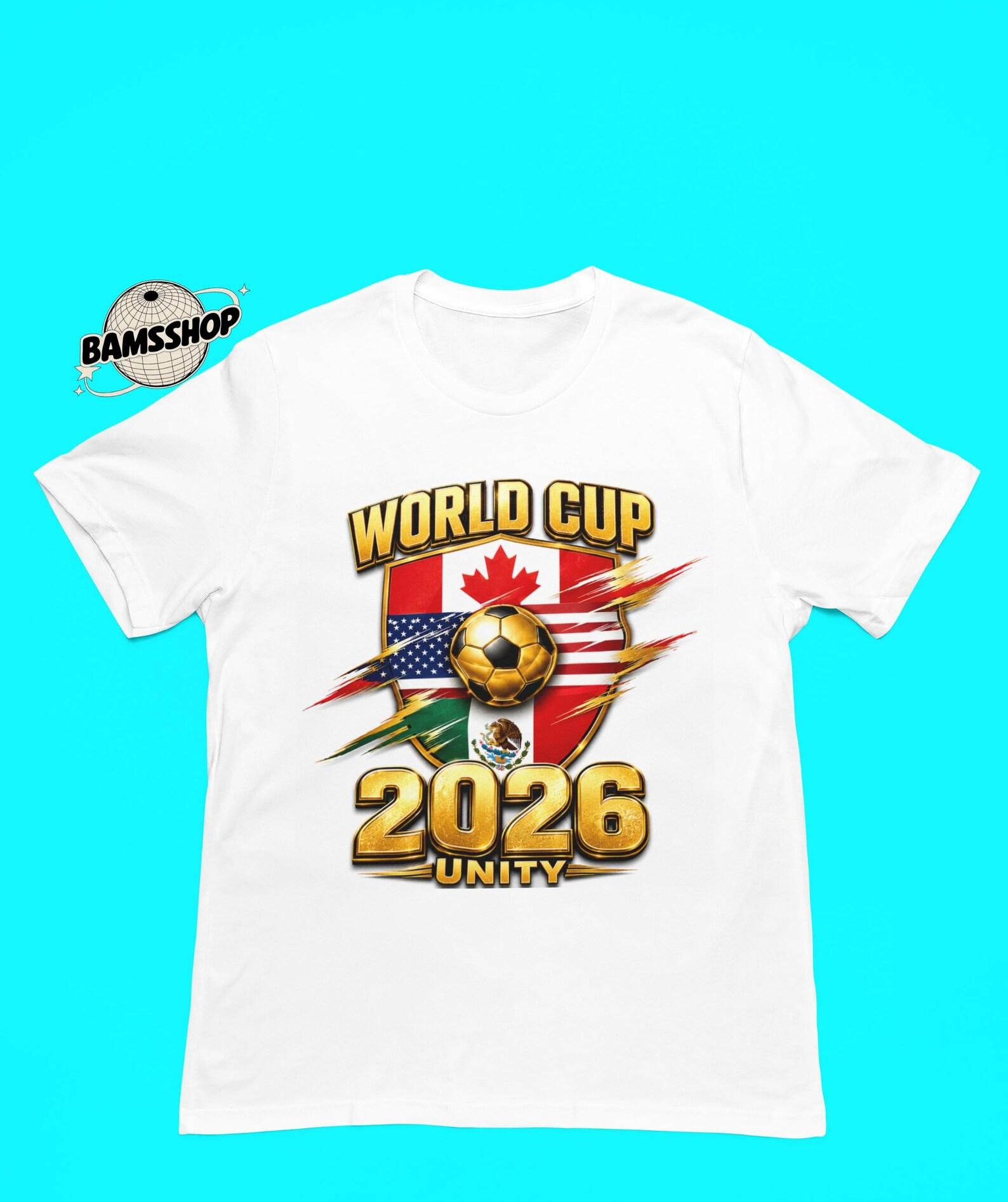 2026 Soccer Cup Shirt, Soccer World Tournament T-Shirt, International Game Day Tees, Usa Canada Mexico Football, Sport Fan Gift L