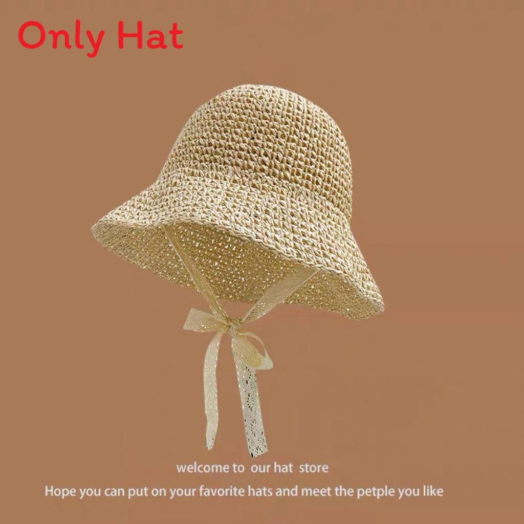 Chapeau de paille d'été à larges bords pour la protection solaire et l'amincissement du visage sans effort