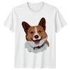 Happiness Is A Corgi Face TShirt Pembroke Welsh Corgi Dog Christmas