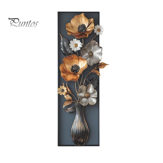 

Наклейки на стену в виде цветочной вазы 3D винтажная цветочная наклейка на стену самоклеящаяся водонепроницаемая наклейка на стену для гостиной спальни дивана фон A