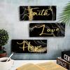 Inspirational Wall Plaques Faith-Love Hope Wall Decor Family Gift