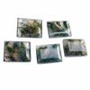 Moss Agate Rectangle Faceted Gemstone | Calibrated Loose Stone for Fine Jewelry Making