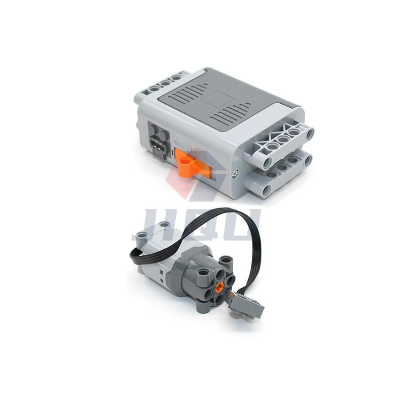 MOC High-tech parts All Kind of Multi-speed Engine Gearbox Set Model Building Blocks Bricks Compatible with Motor PF Set DIY Toy