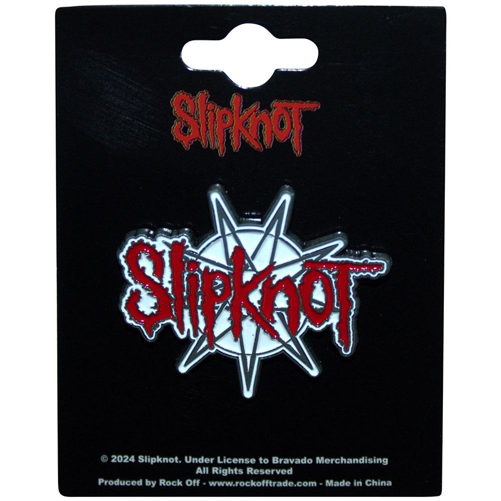 Slipknot Logo 9 Point Star Badge