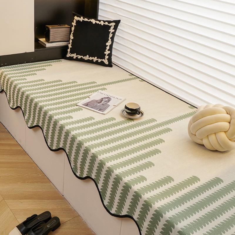 Cream Style Window Sill Cushion All Season Non-slip Mat Balcony Bedroom