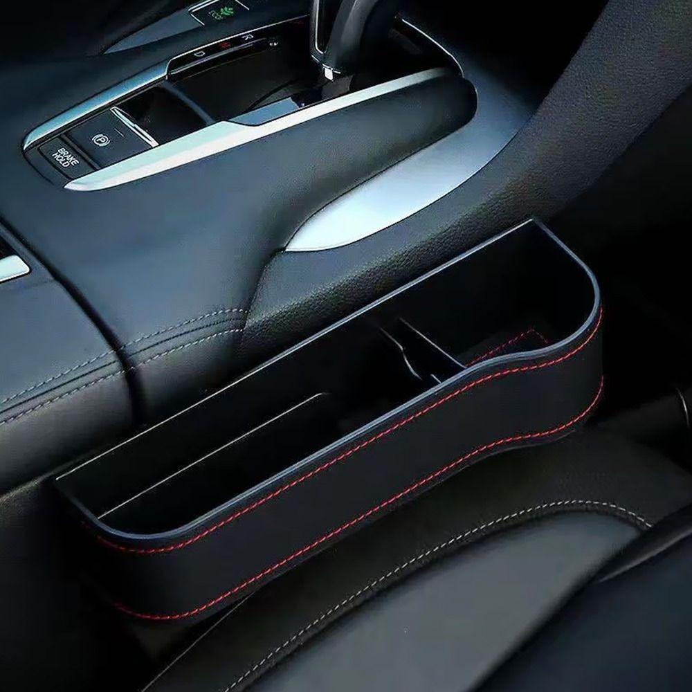 Storage Rack Car Storage Organizer PU Leather Car Cup Holder Car Seat Gap Storage Box  Universal