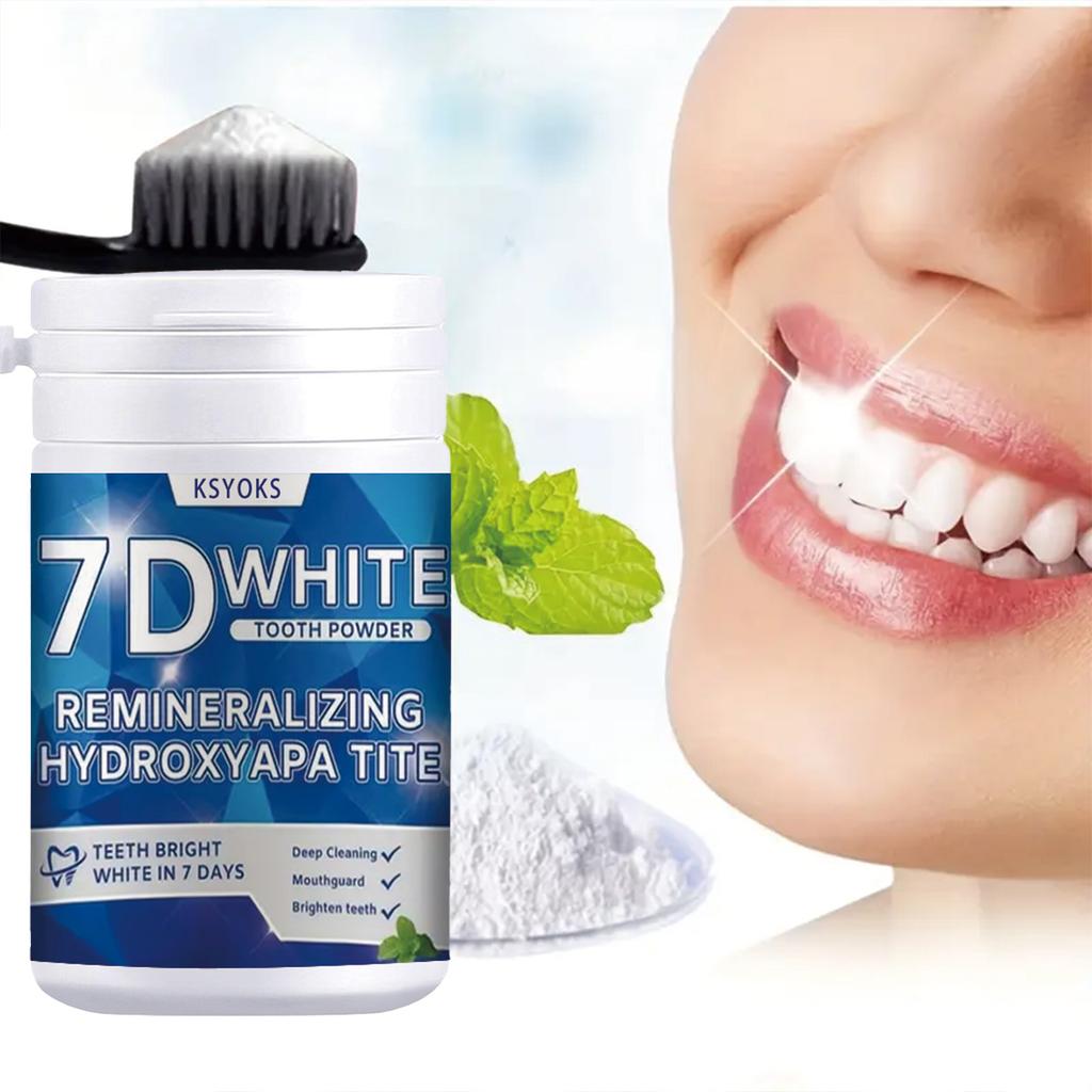 Teeth Turn White Within 7 Days, As If Illuminated, Becoming Transparent and Clean