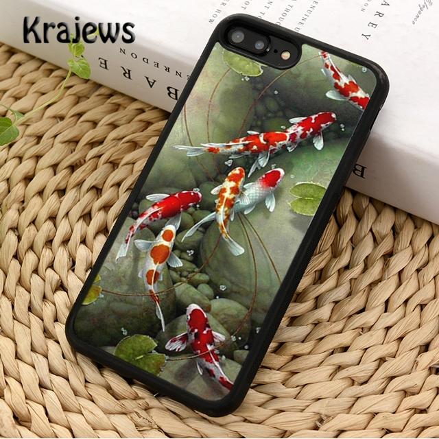 Japanische Koi-Fisch-Kunst Für iPhone 17 Air 16 Handyhülle Abdeckung 15 14 plus 12 13 pro max coque Schale Fundas