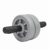Double Wheel Ab Roller Textured Handles Fitness Gear 15 Cm Wheels