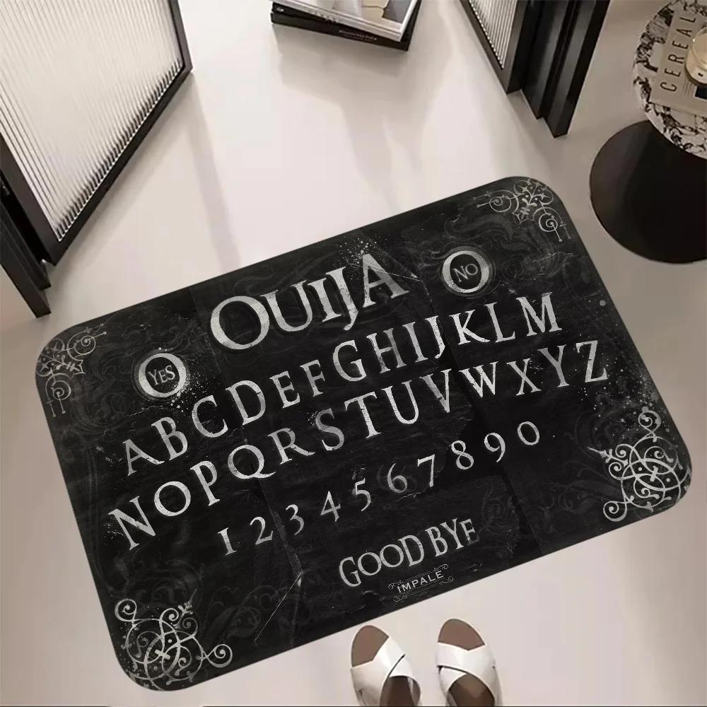 Non Slip Bedrooom Kitchen Carpet Ouija Boards Doormat House Entrance Mat Floor Mats Super Absorbent Bathroom Rug Balcony Rugs
