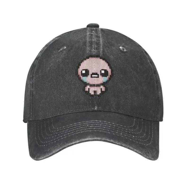 

Personalized Cotton Isaac Binding Video Game Baseball Cap for Unisex WoUnisex Breathable Dad Hat Streetwear Adjustable Cap&>8Y