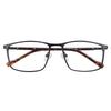 Men'S Business Glasses Frame Plain Face Metal Box Advanced Myopia Flat Light Glasses Frame