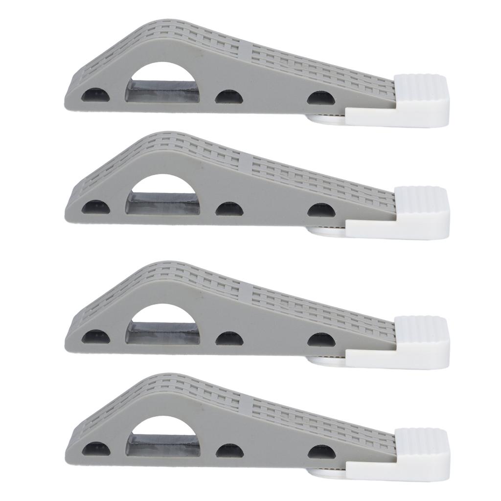 4Set Door Stoppers Non Slip Rubber Door Bottom Stop Wedge Accessories for Home Improvement