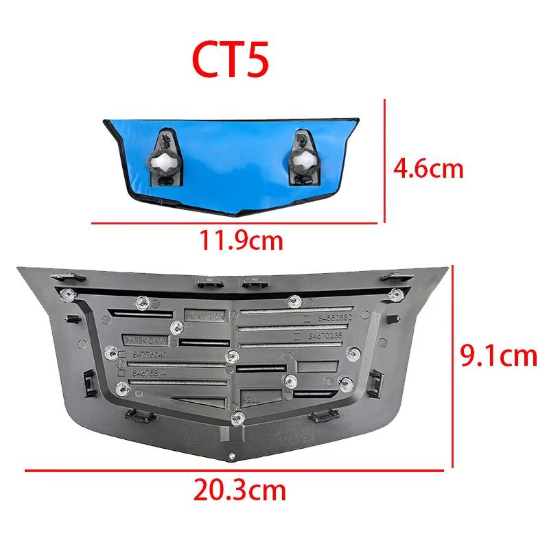 Metal New Car Front Hood Grille Emblem Rear Trunk Badge Cover for Cadillac CT4 CT5 XT5 XT6 XTS ATS-L Sticker Accessories