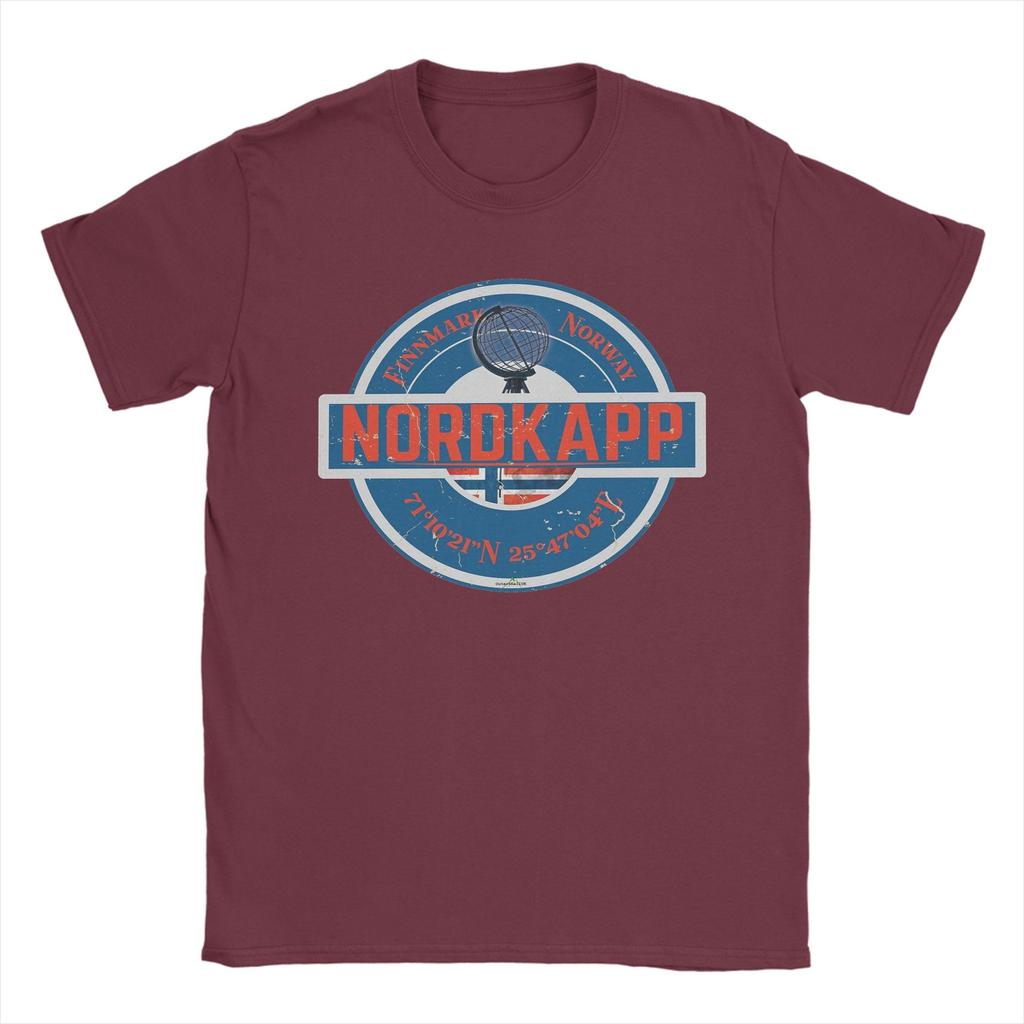 Nordkapp North Cape Norway Pure Cotton T Shirt For Unisex Beach Vintage TShirts ONeck Hip Hop Tee Shirt Oversize Casual Tops