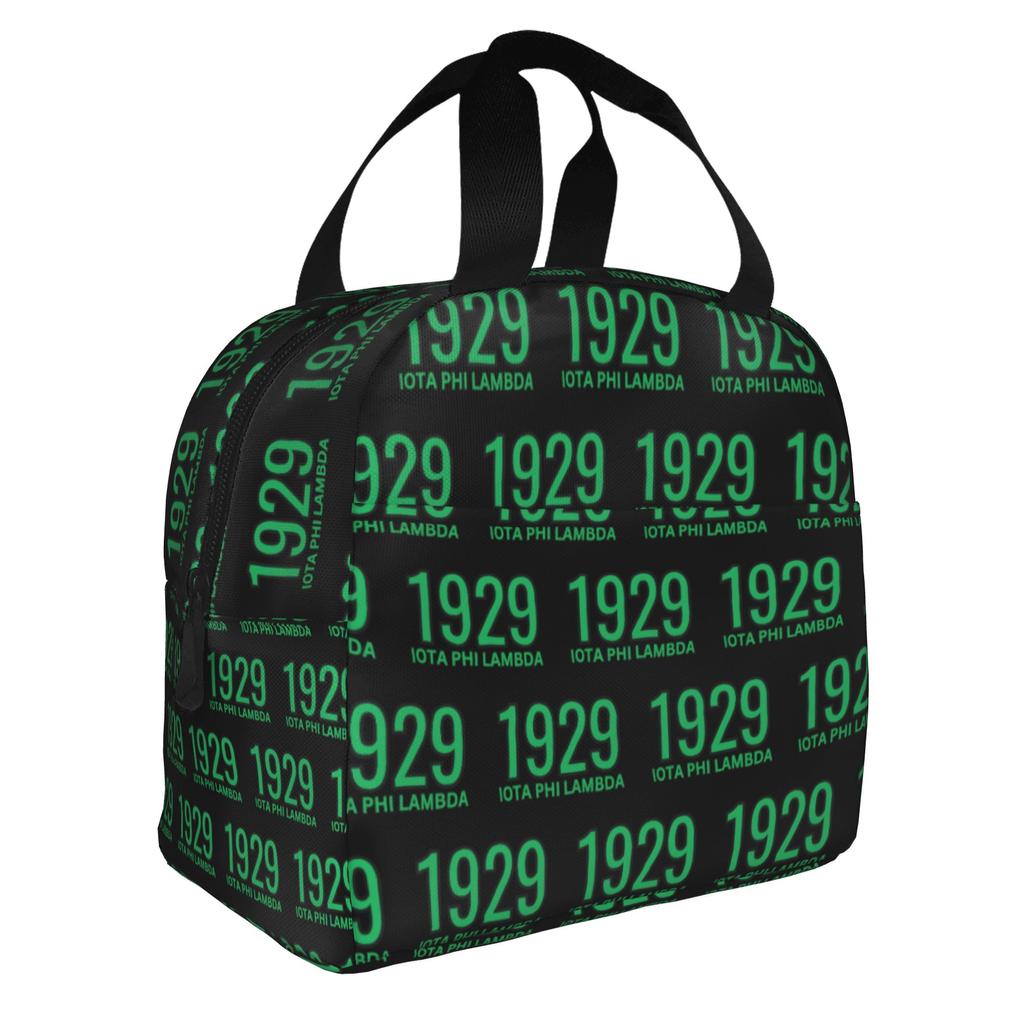 Iota Phi Lambda 1929 Insulated Lunch Bags for Camping Travel African American Business Woman Portable Thermal Cooler Lunch Box