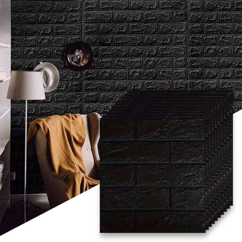 10pcs Soft Foam Brick Wall Sticker 38.5x35cm Self Adhesive Waterproof Stain Resistant Wallpaper Kitchen Household Home Decor