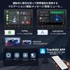 ATOTOZONE A6PL QLED Android Auto-Navigation 4G LTE 2DIN Display 4GB RAM 64GB Kabelloses Dual-GPS HD Android-Navigation 9-Zoll-System, Integriertes Audio,