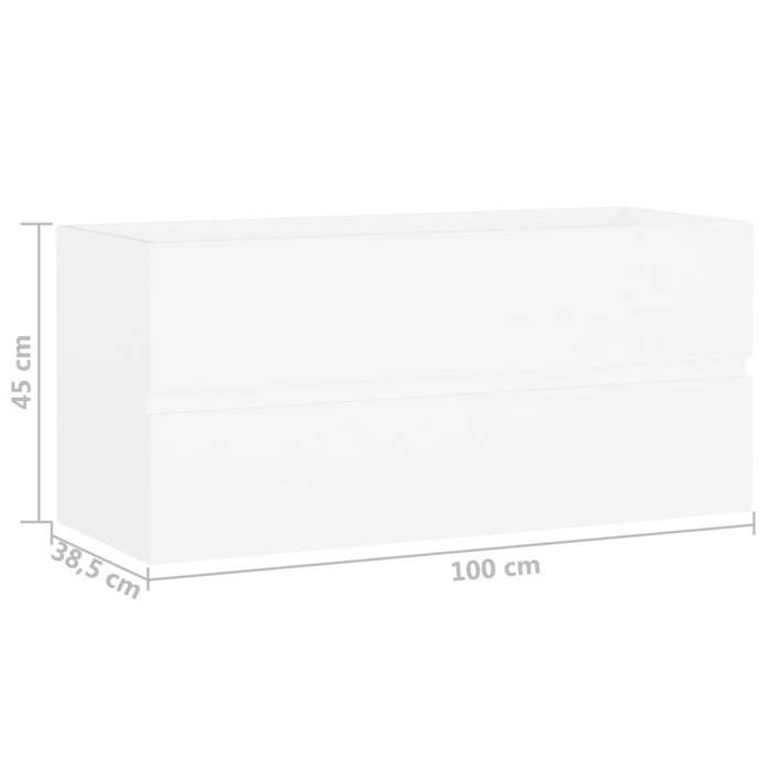 VidaXL Sink Cabinet with Integrated Sink Bathroom Cupboard Storage Unit Storage Cabinet Toilet 3071657