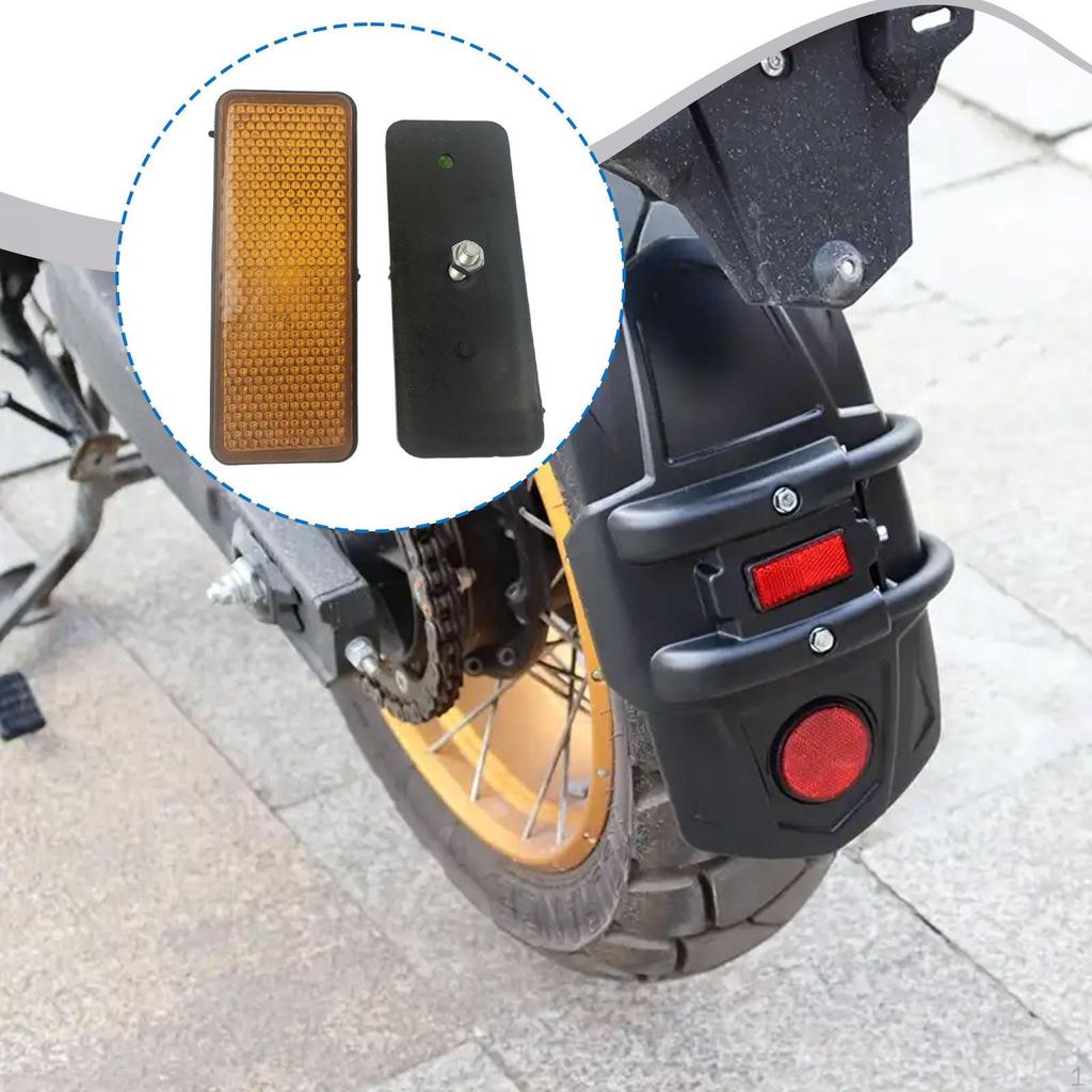 2 Pieces Rectangular Reflectors Accessories Spare Parts High Performance Compatible Sturdy