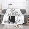 Moomin Hattifattener Fluffy and Stylish Flannel Cute Throw Blanket for Blanket, Blanket, All-Season Washable, Warmth, 50"x40"
