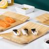 Bamboo Sushi Board Japanese And Korean Cuisine Rectangular Sushi Tray Serving Plate Cooking Sashimi Tableware Wood Platter Board