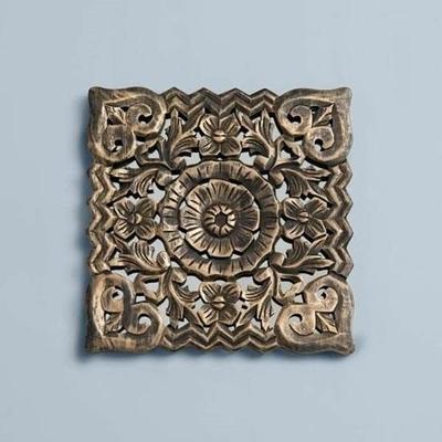 30.48 Cm Wall Decoration MDF Panel, Wooden Wall Hanging Plaque, Wood Carving Wall Decoration Panel for Living Room, Bedroom, Hallway, Office