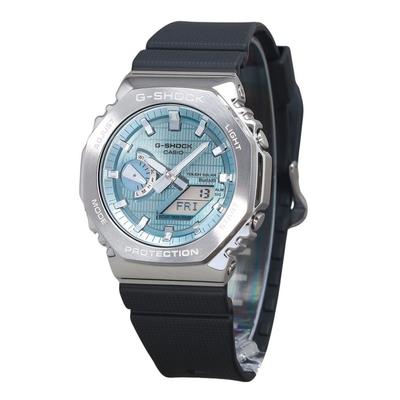 G-Shock G-Steel Analog Digital Smartphone Link Ice Blue Dial Tough Solar GBM-2100A-1A2 200M Men's Watch