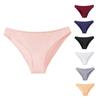 Women's Color Low-Waist Half-Cover Hip Skin-Friendly Breathable Cotton Crotch Panties