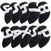 Golf Iron Headcover Neoprene Colorful Numbered Iron Headcovers Style 2 Set, Material, (Black - (10pcs))