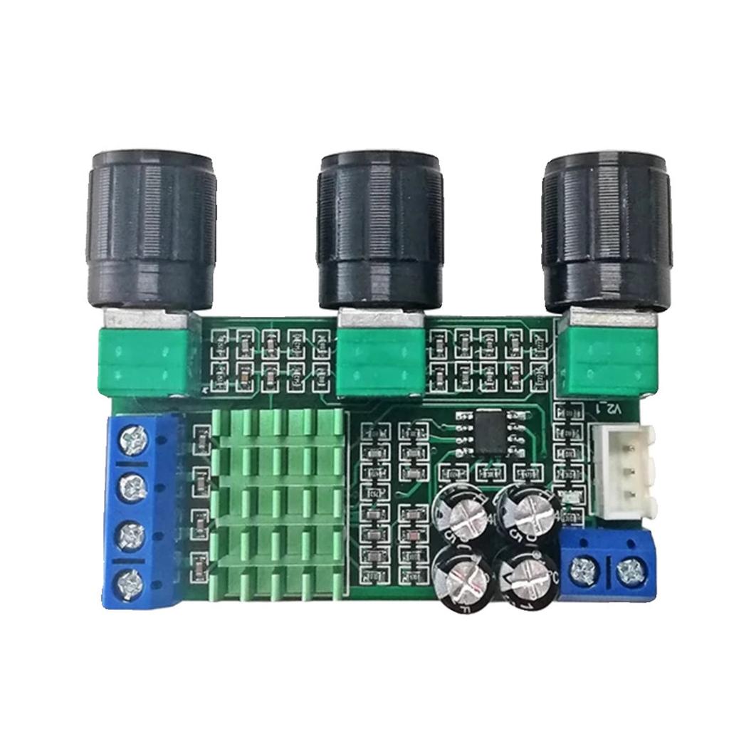 Double Channel 80Wx2 Digital Amplifiers Board TPA3116D2 Efficient Heat Dissipation And Simple Setups For Various Devices