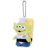 TAKARATOMY A.R.T.S. Pixar Character Toy Story 30th Anniversary Ball Chain Mascot Alien Sushi Chef (Egg) Plush Toy, Approximately 12cm Tall