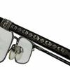 Great CHROME HEARTS Glasses GROWLER 1 Black 925 Mens Used