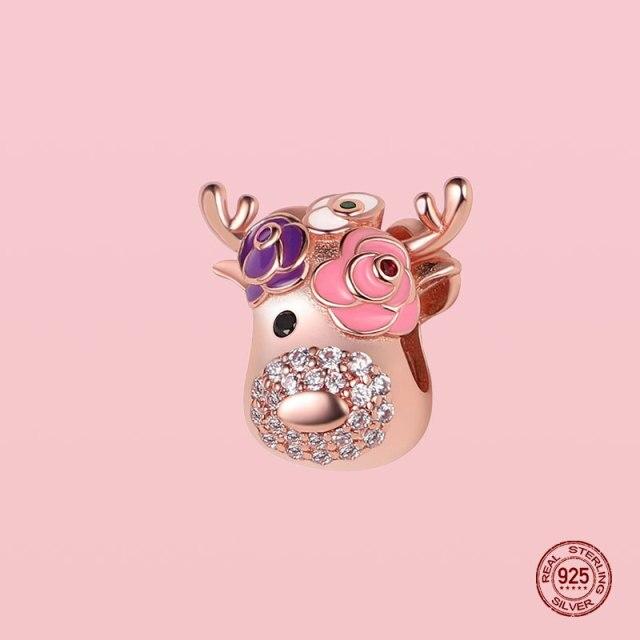 Pendentif en argent sterling 925 avec perles pour bracelet et collier Panjia originaux, bijoux pour femmes