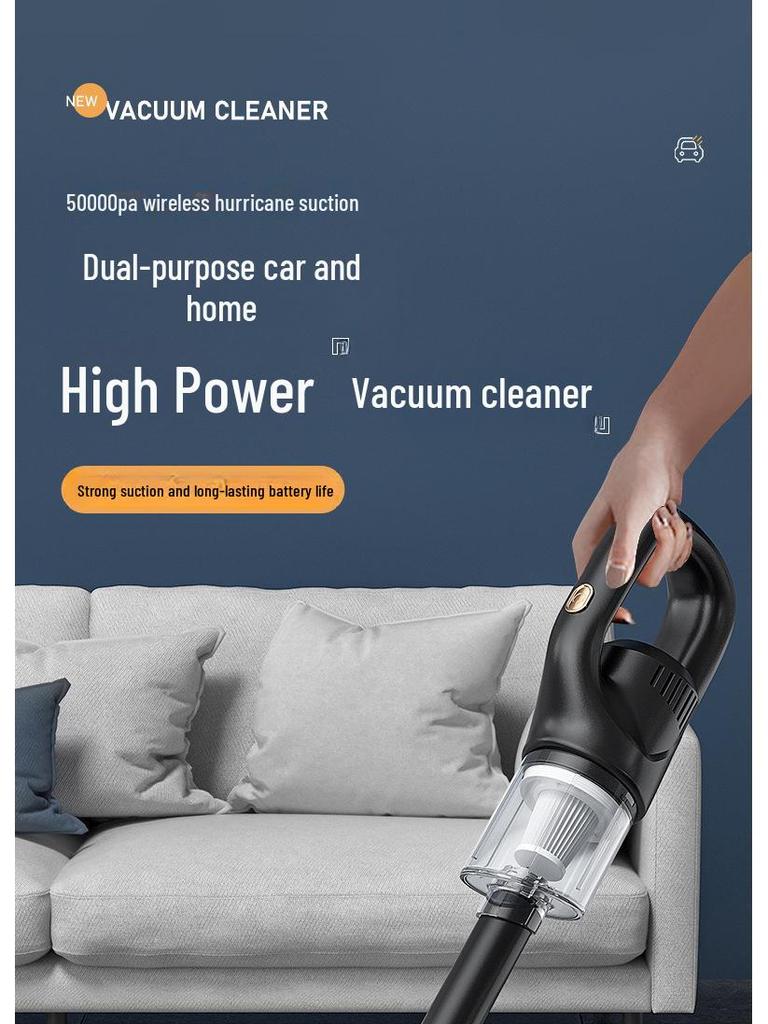 Kabelloser Handstaubsauger: Doppelfunktion, starke Saugkraft für Zuhause und Auto