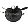 Feather imitation hemp mesh yarn, racing festival top hat, celebrity dress, hair accessories, catwalk, headgear, spring and summer new models