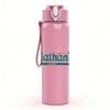 1PC Nathan's Hot Dog Retro Brand Text Print 750ml Portable Sports Water Bottle Leakproof Gym Outdoor Travel Drink Cup