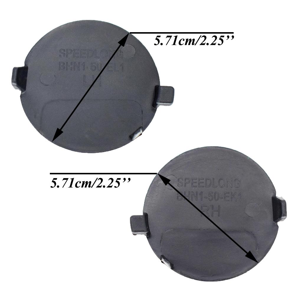 Pair Car Rear R&L Bumper Tow Hook Eye Cap For Mazda 3 Axela BN BM 2014 – 2018 Auto Trailer Cover BHN1-50-EK1-BB BHN1-50-EL1-BB