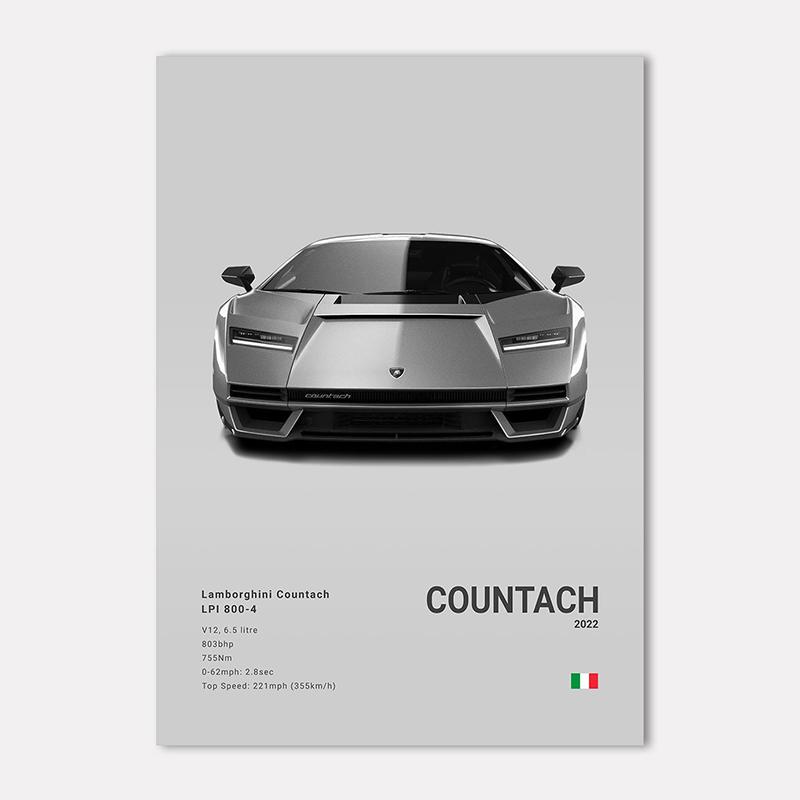 Famous Cars LP 640 Canvas Wall Art Print Poster Aventador URUS VENENO Decoration Mural Modern Home Decor Birthday Gift Unframed