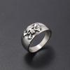 S925 Silver Ring Personalized Ring Retro Skull Men's Ring Motorcycle Skull Ring for Men and Women