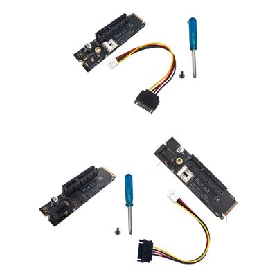 M.2 To PCIE 4X Power Card M.2 To PCIe Adapter Power Power Expansion Card Converter for Computer Accessories