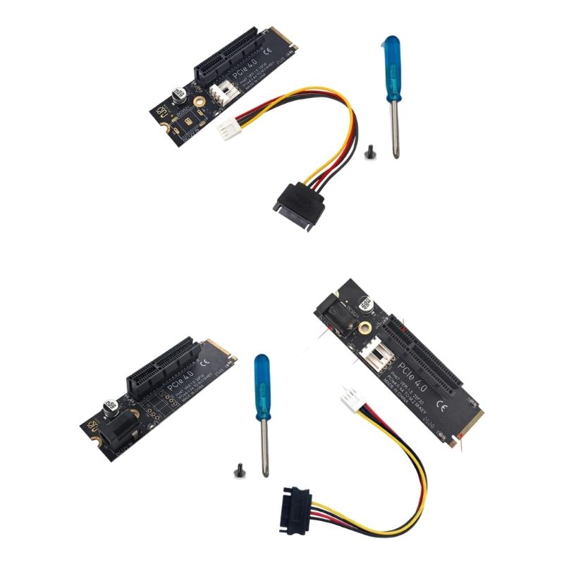 PCIE 4X To M.2 Adapter M.2 To PCIE 4X Hard Drive Converter Reader Adapter Card Replacement for Computer Accessories