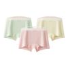 Hongdou Girls' Cotton Antibacterial Boxer Briefs (3-Pack)