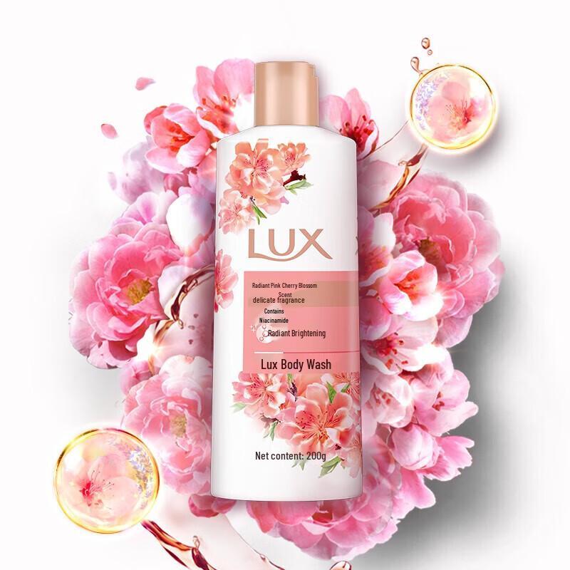 LUX Pink Cherry Blossom Brightening Scented Shower Gel