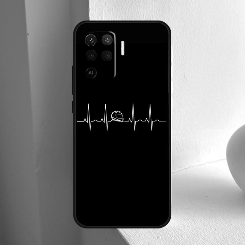 Motorcycle Heartbeat For OPPO A80 A60 A40 A5 A6 Pro A15 A17 A57 A16 A76 A96 A18 A38 A58 A78 A98 A54 A74 A94 Case