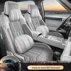 Titanium 7 Perforated Leather Car Seat Covers 2025 - Max Version for 200KM Two-Wheel Drive, Breathable & Full Coverage