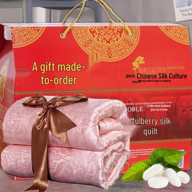 Seasonal Quilts Gift Set: Silk Quilts for Summer, Spring, Autumn, and Winter