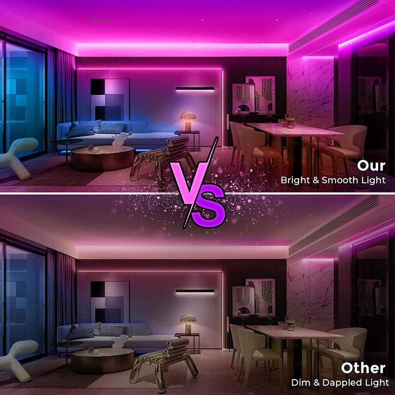 24V Led Lights for Room Music Sync RGB Led Strip Lights 10m 20m 30m 40m Flexible Ribbon for Room Bedroom Decor TV Backlights